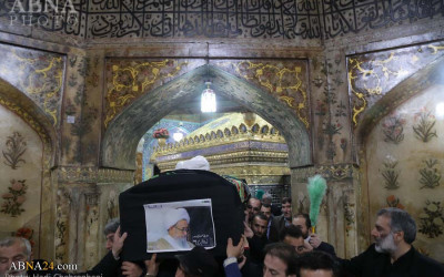 Secretary-General of AhlulBayt (a.s.) World Assembly attends at funeral c ( (25).jpg